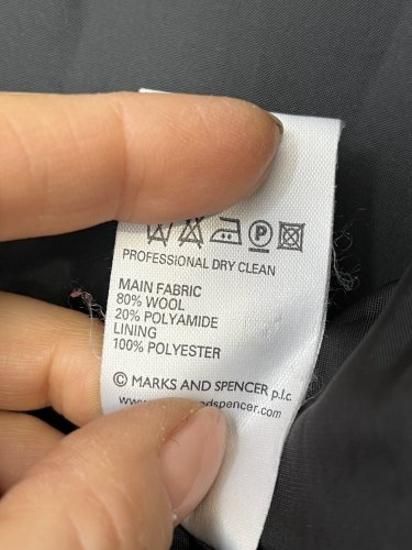 Vlněný kabát Marks&Spencer 80 % vlna