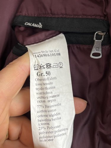Pánská bunda Calamar 77 % bavlna