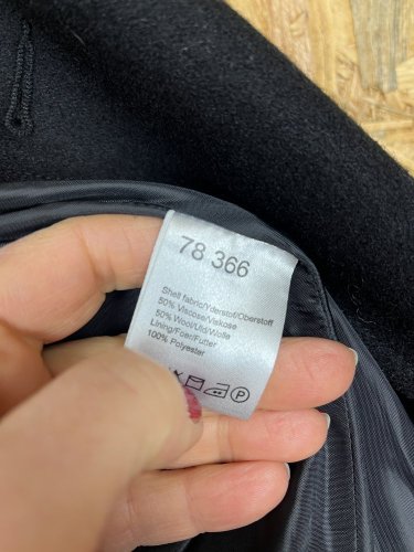 Vlněný kabát Bon`a Parte 50 % vlna