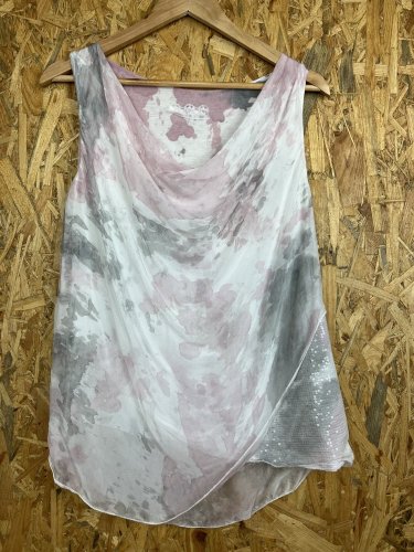 Hedvábný top Made in Italy s podílem hedvábí