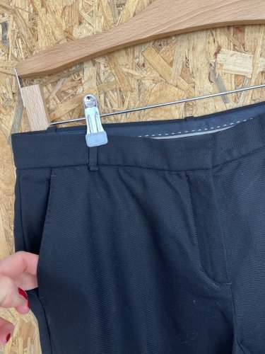 Elegantní kalhoty Massimo Dutti s podílem vlny a polyesteru