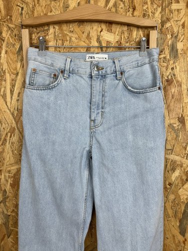 Široké džíny ZARA 100 % bavlna