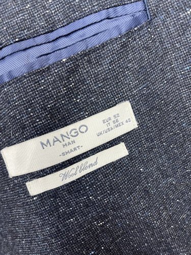 Pánské sako Mango 96 % vlna 4 % hedvábí