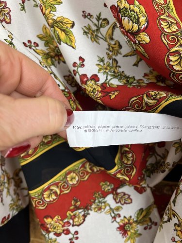 Košilové šaty ZARA 100 % polyester