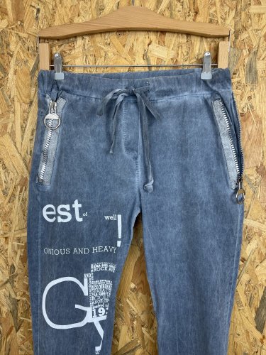 Elastické kalhoty Made in Italy 65 % viskoza