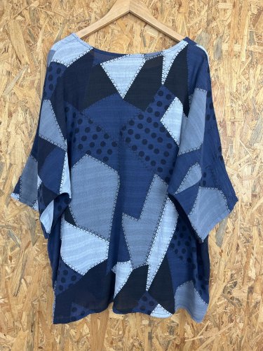 Oversize tunika Made in Italy 100 % bavlna