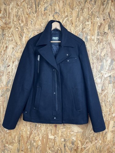 Pánský kabát RWD Jeans 70 % vlna