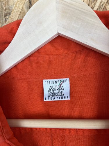Oversize košile Alba Moda 85 % bavlna 15 % len