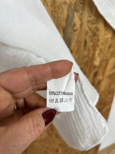 Prodloužená tunika Made in Italy 100 % bavlna