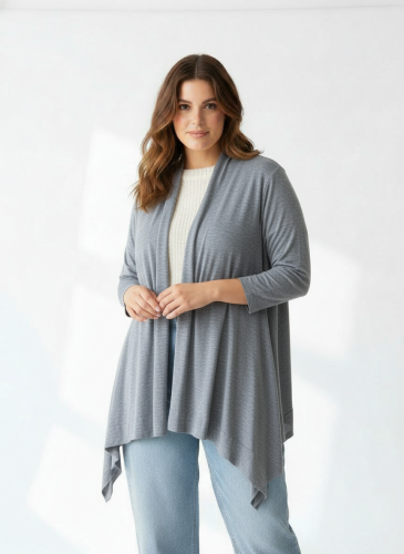 Prodloužený kardigan DKNY 93 % modal