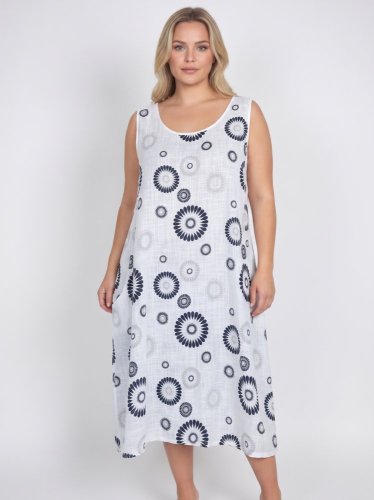 Oversize šaty Made in Italy 100 % bavlna