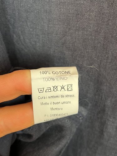 Námořní tunika Mentore 100 % len a 100 % bavlna