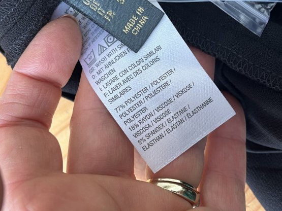 Elegantní kalhoty Luth Langsford 77 % polyester 18 % viksoza