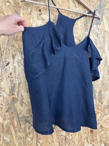 Lněný top Made in Italy 100 % len