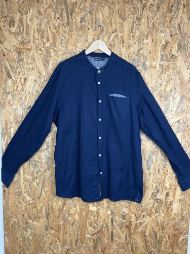 Námořní košile Livergy 55 % len 45 % bavlna