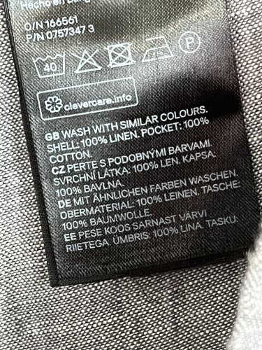 Pánské kalhoty H&M 100 % len