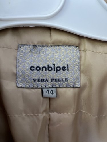 Prodloužený celokožený kabát Conbipel 100 % kůže
