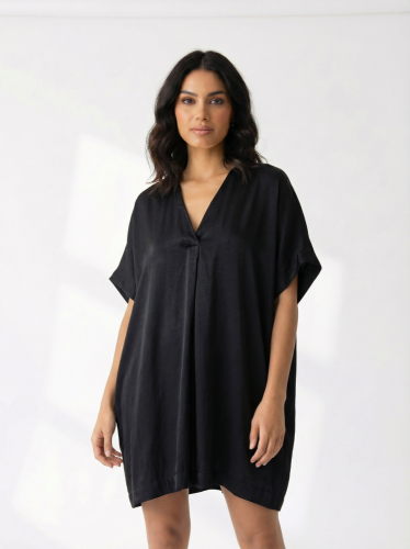 Oversize šaty H&M 55 % polyester 45 % viskoza