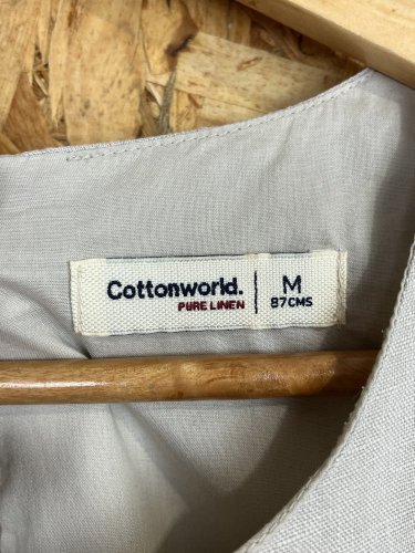 Lněné šaty Cottonworld 100 % len