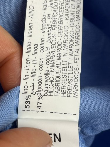 Přírodní tunika ZARA 53 % len 47 % bavlna