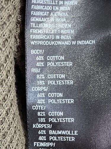 Pánská mikina Uniqlo 60 % bavlna