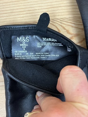 Pánské rukavice Marks&Spencer 100 % kůže