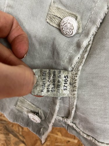 Bavlněné sako Made in Italy 95 % bavlna