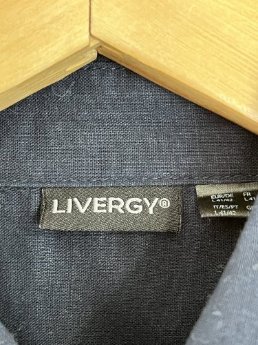 Námořní košile Livergy 55 % len 45 % bavlna