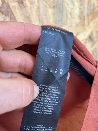 Oversize tunika s.Oliver 55 % ramie 45 % bavlna