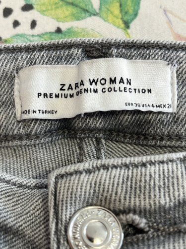 Skinny džíny Zara s podílem bavlny a elastanu