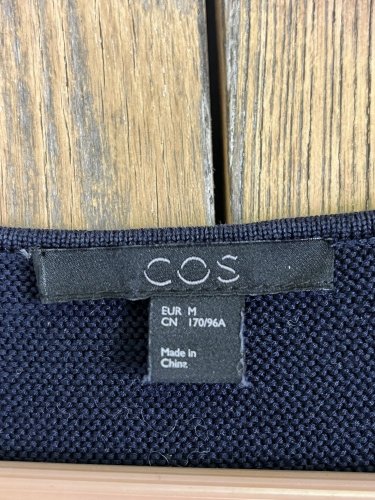 Námořní bavlněný svetr COS 100 % bavlna