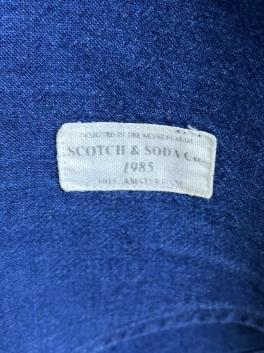 Pánská přírodní košile Scotch&Soda 52 % len 48 % bavlna