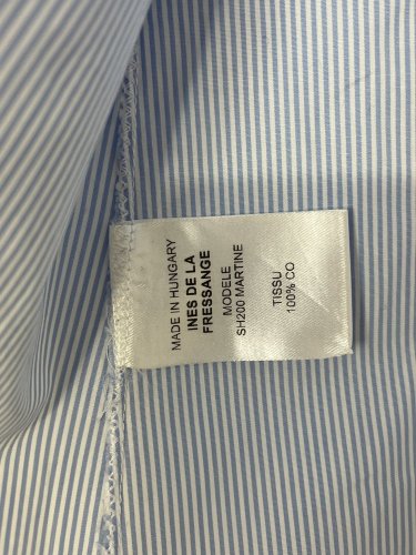 Bavlněná košile Made in Hungary 100 % bavlna