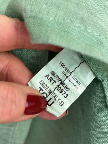 Lněná tunika Made in Italy 100 % len
