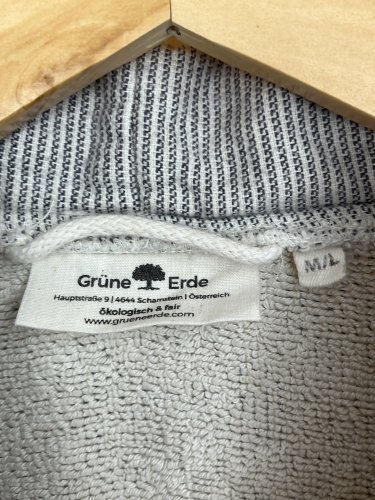 Bavlněný župan Grüne Erde 100 % bio bavlna