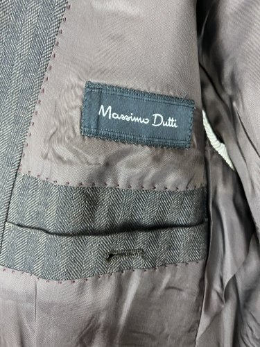 Pánské sako Massimo Dutti s podílem vlny a polyamidu