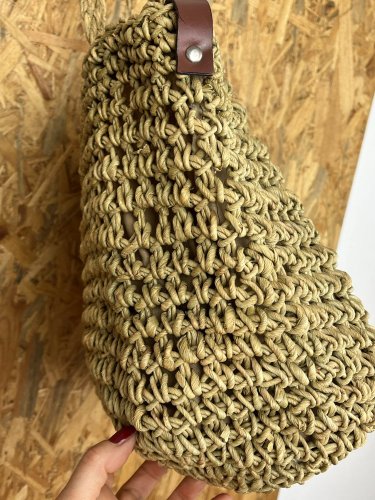 Slaměná kabelka Handmade