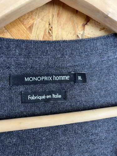 Pánský kardigan Monoprix 100 % vlna