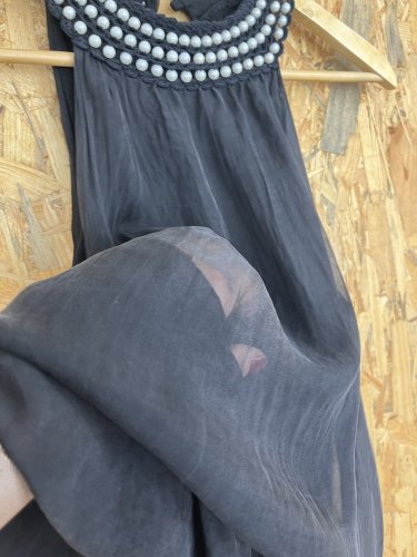 Hedvábný top Made in Italy 100 % hedvábí