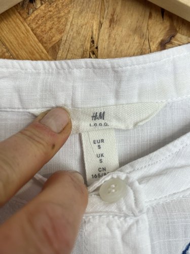 Oversize košile H&M 52 % bavlna 48 % viskoza