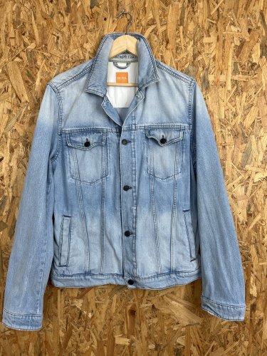 Džínová bunda Hugo Boss 60 % bavlna 40 % lyocel