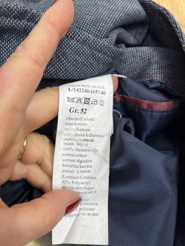 Pánské sako Calamar 100 % bavlna