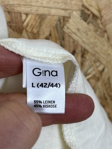 Prodloužená tunika Gina 55 % len 45 % viskoza