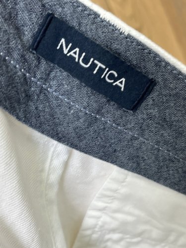 Pánské přírodní kalhoty Nautica 52 % len 48 % bavlna