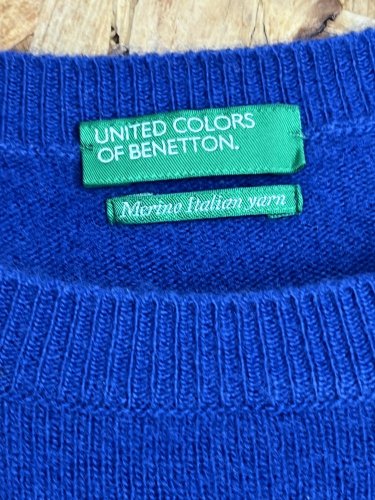 Pánský svetr Benetton 100 % vlna