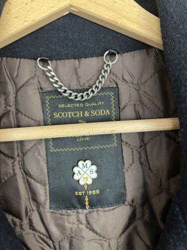 Pánský námořní kabát Scotch&Soda 50 % vlna