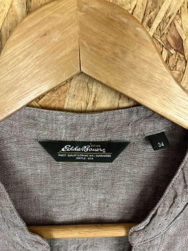 Lněná tunika Eddie Bauer 100 % len