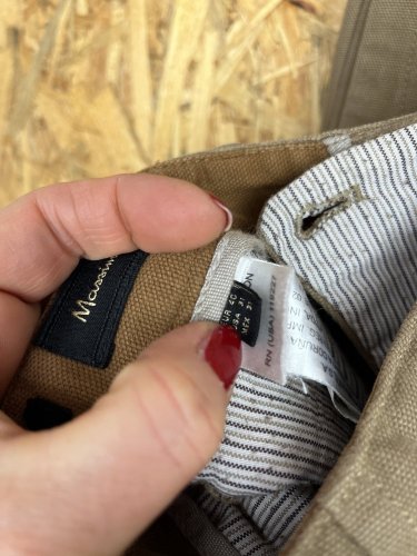 Pánské kalhoty Massimo Dutti 100 % bavlna
