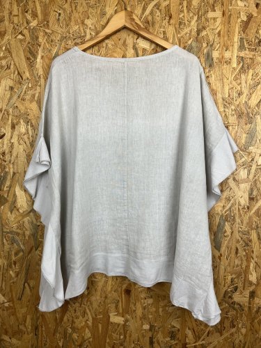 Oversize tunika Made in Italy 100 % len