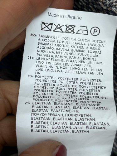 Pánské sako Alpin 65 % bavlna 25 % len